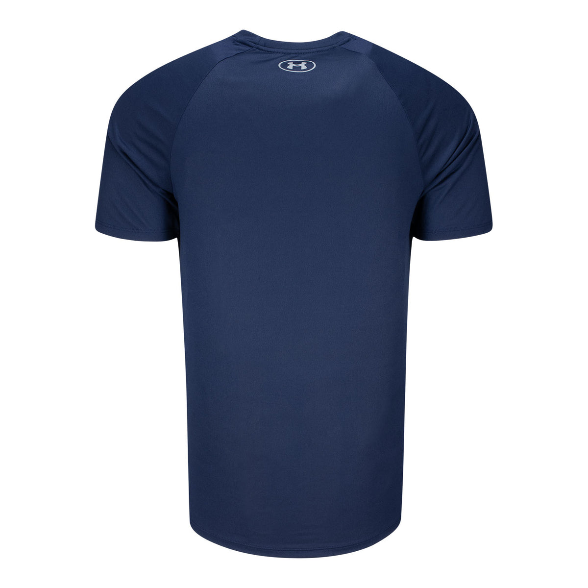 Under Armour 2025 PGA Championship Metallic Tonal Logo Tech T-Shirt in Midnight Navy - Back View