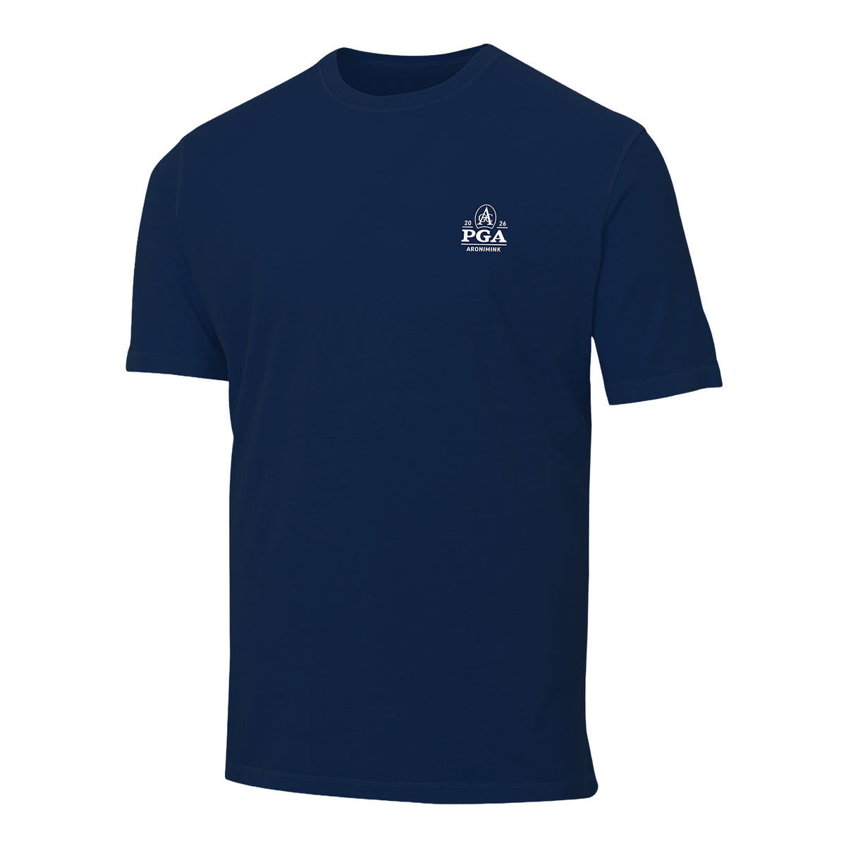Ahead 2026 PGA Championship Past Champions T-Shirt in True Navy - Front View