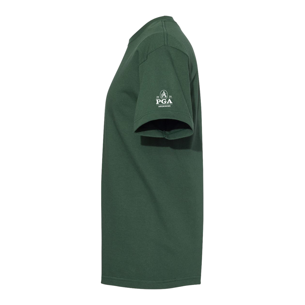 Underdog 2026 PGA Championship Eagle Mascot T-Shirt in Green - Left Side