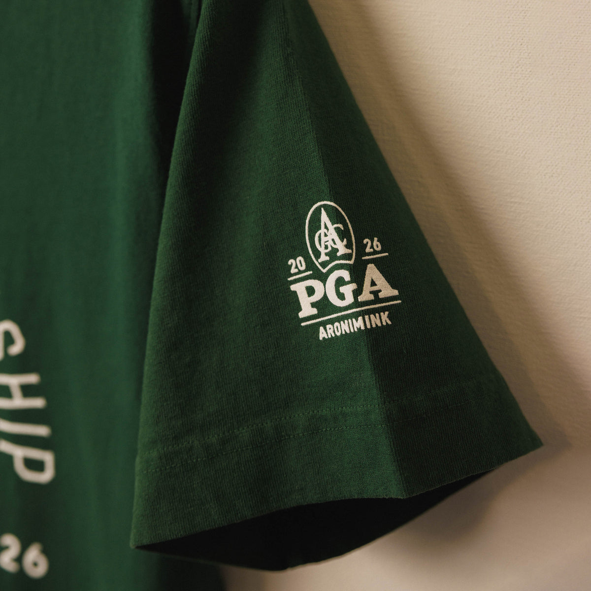 Underdog 2026 PGA Championship Eagle Mascot T-Shirt in Green - Detail
