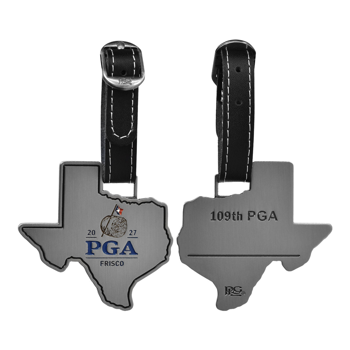 PRG Golf 2027 PGA Championship Bespoke Bag Tag - Front and Back
