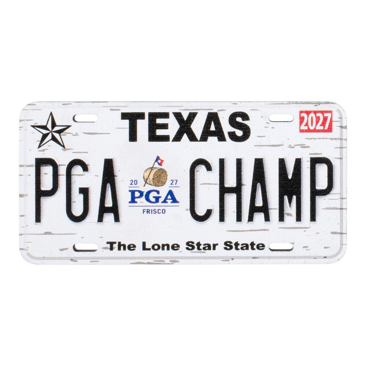 Signs by the Sea 2027 PGA Championship 3-Piece Wood Magnet Set - License Plate Front