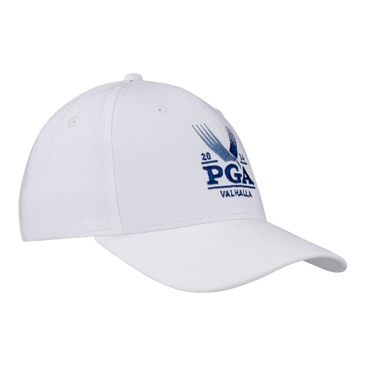 Garb 2024 PGA Championship Youth Hat with Embroidery in White - Angled Front Left View