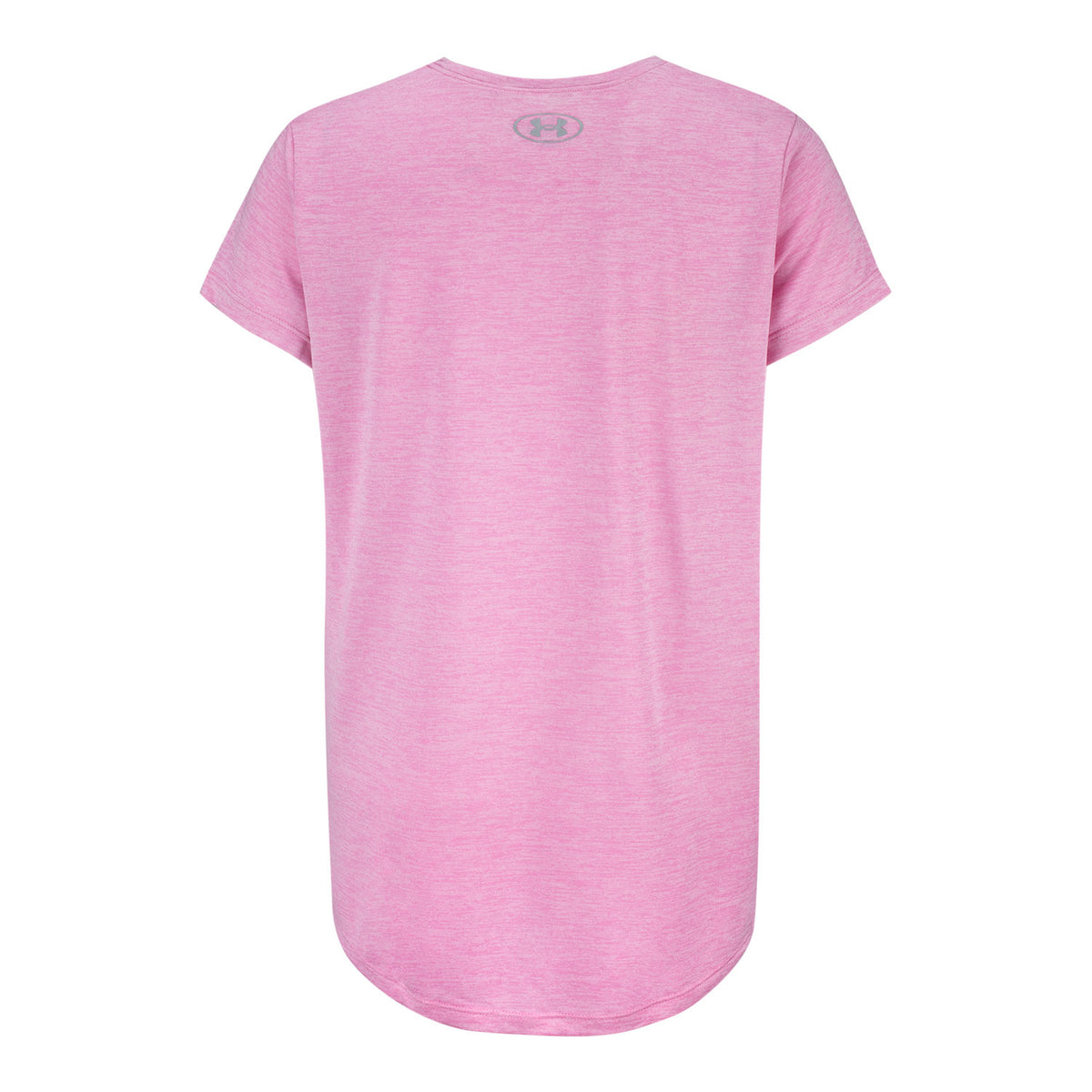 Under Armour 2025 PGA Championship Youth Silver Logo Tech T-Shirt in Meta Pink Twist - Back View
