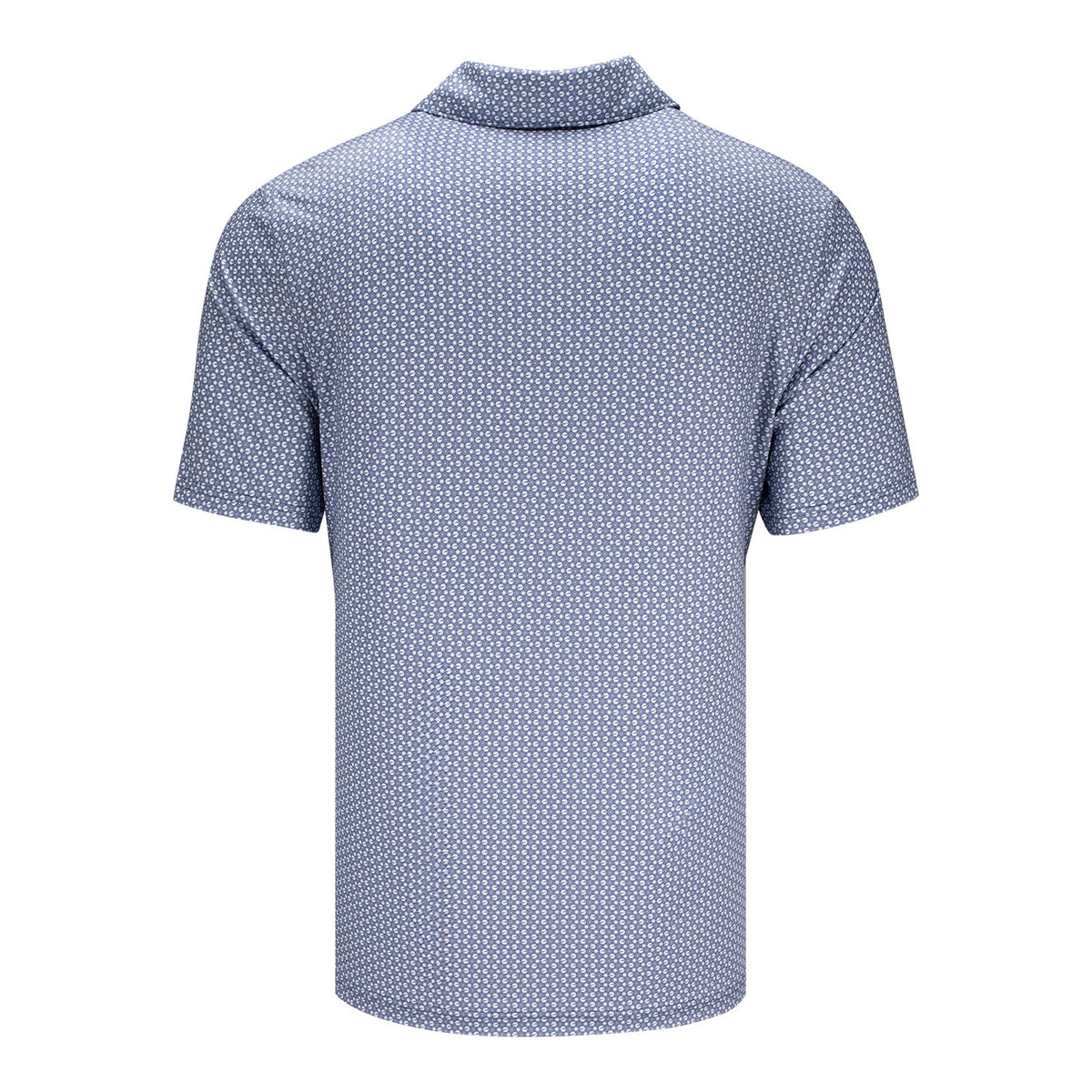 Nike 2026 PGA Championship Velocity Micro Circles Polo in College Navy and White - Back View