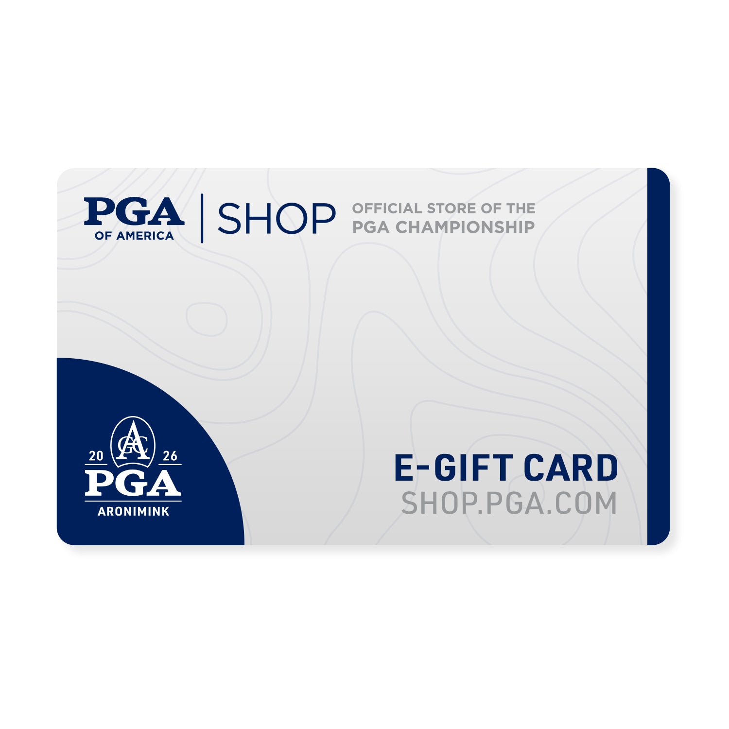 PGA Shop Online Gift Card - Front View