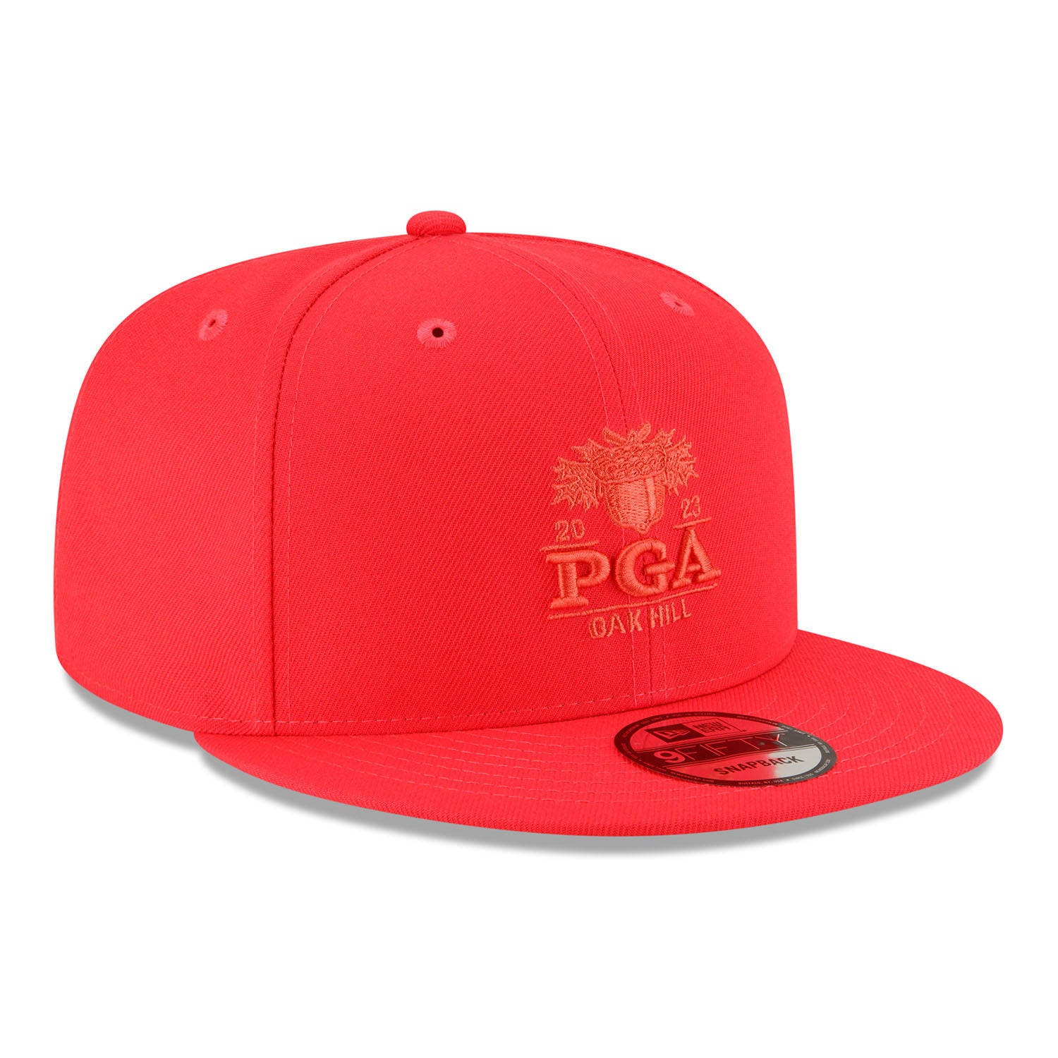 New Era 2023 PGA Championship 9Fifty in Lava Red- Front View