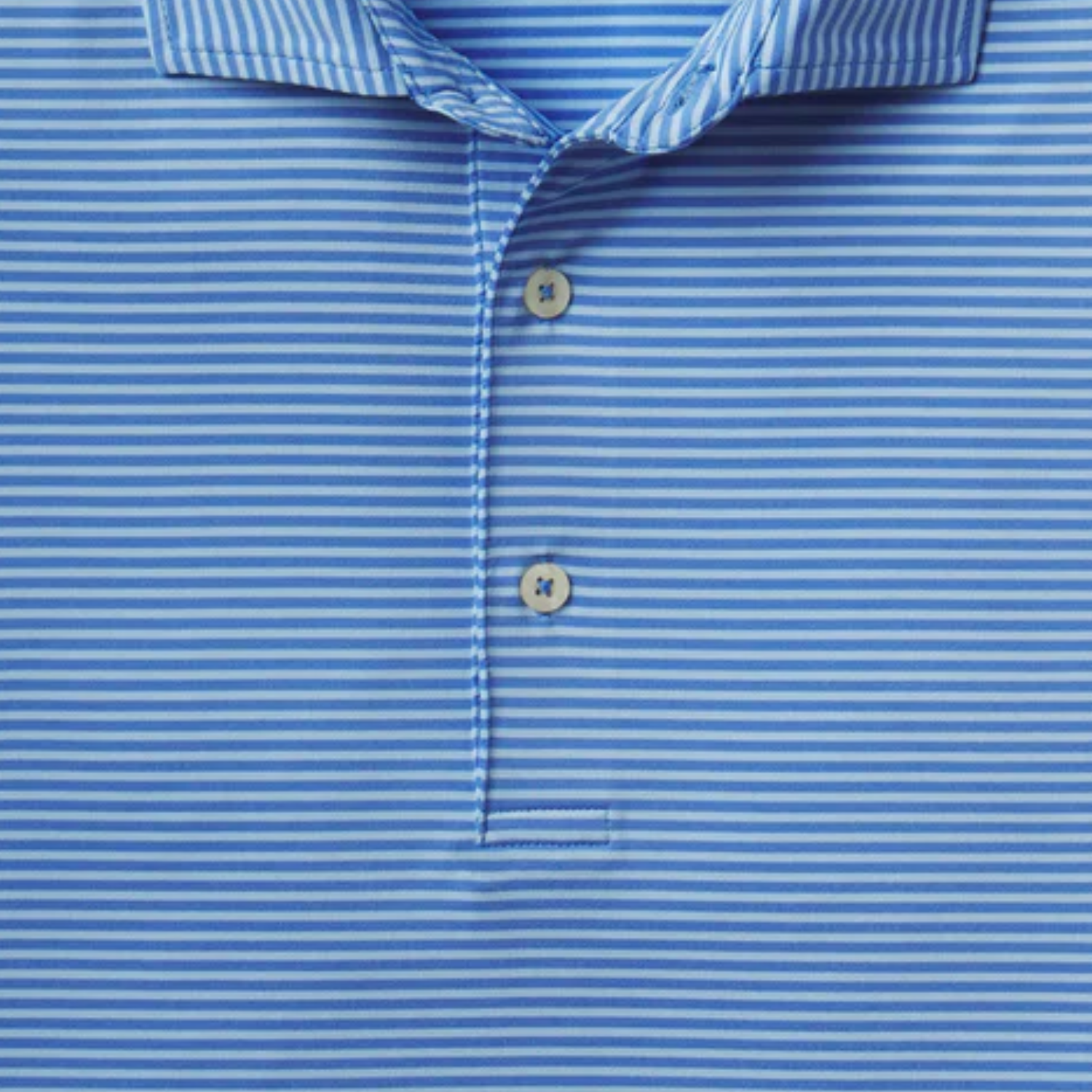 Fairway & Greene 2027 PGA Championship Park Stripe Polo in Blue - Front View
