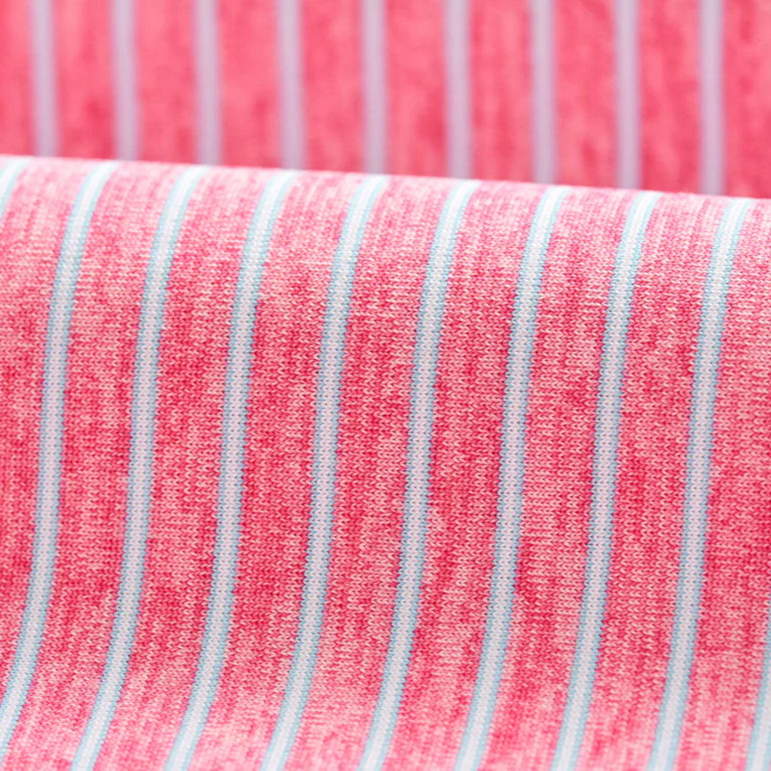 Johnnie-O 2026 PGA Championship Michael Stripe Polo in Punch - Front View