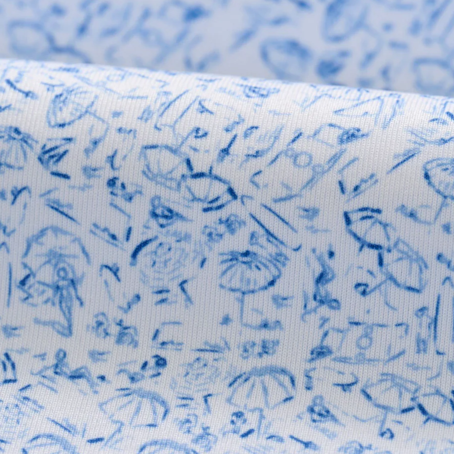 Johnnie-O 2026 PGA Championship Boggins Pattern Polo in Palisades Blue - Front View