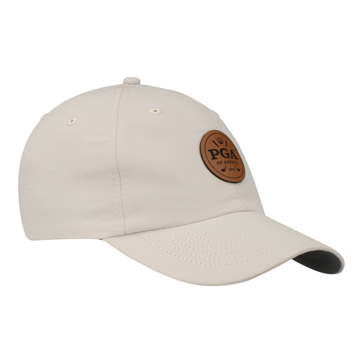 Imperial PGA of America Performance Hat in Putty - Angled Front Right View