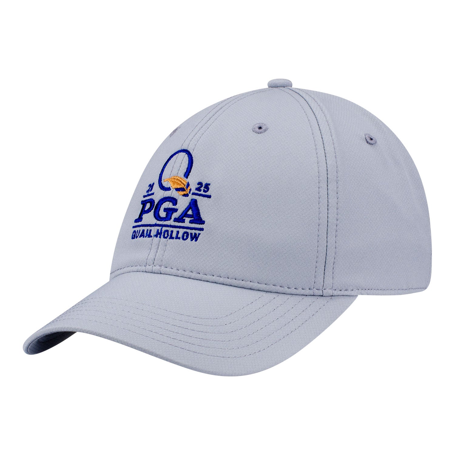 Ahead 2025 PGA Championship Tech Frio Hat in Light Grey - Angled Front Left View