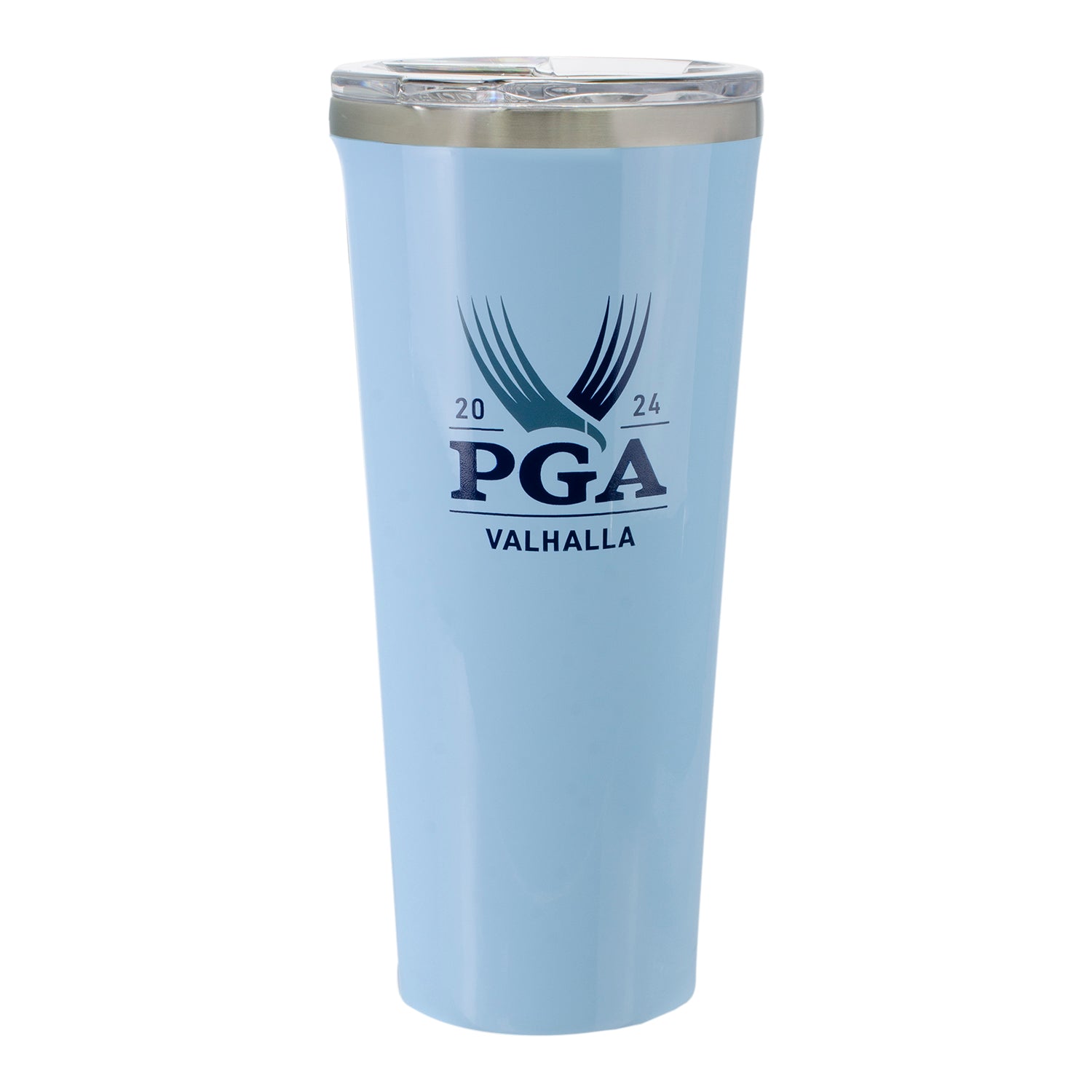 Corkcicle 2024 PGA Championship 24oz Tumbler in Baby Blue - Front View