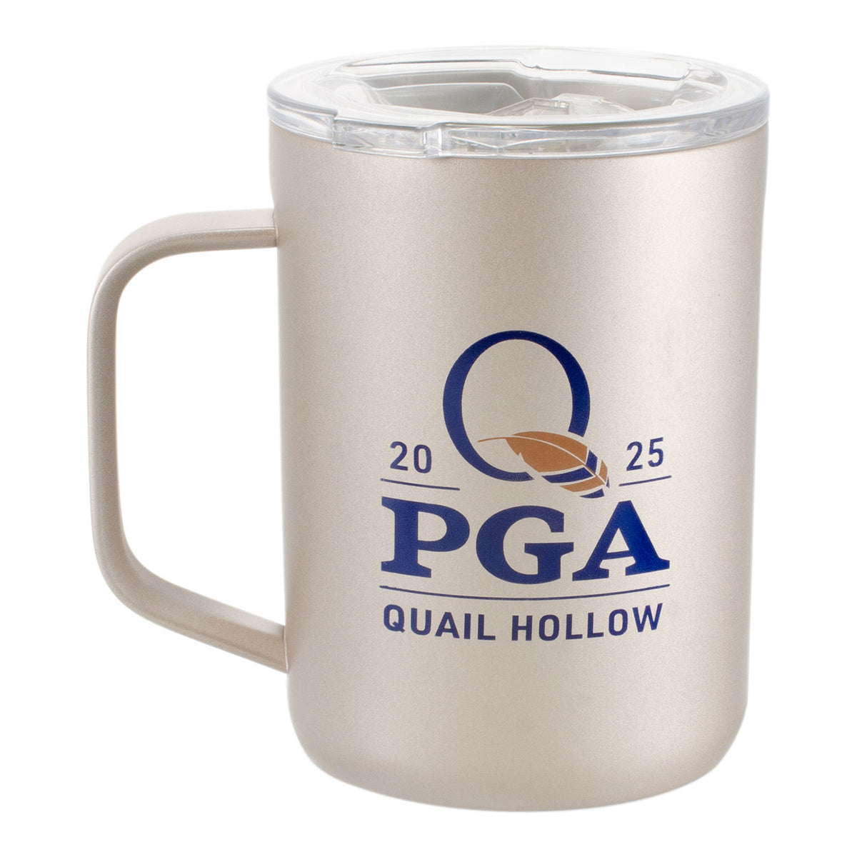 Corkcicle 2025 PGA Championship 16oz Pure Taste Mug in Latte - Front View