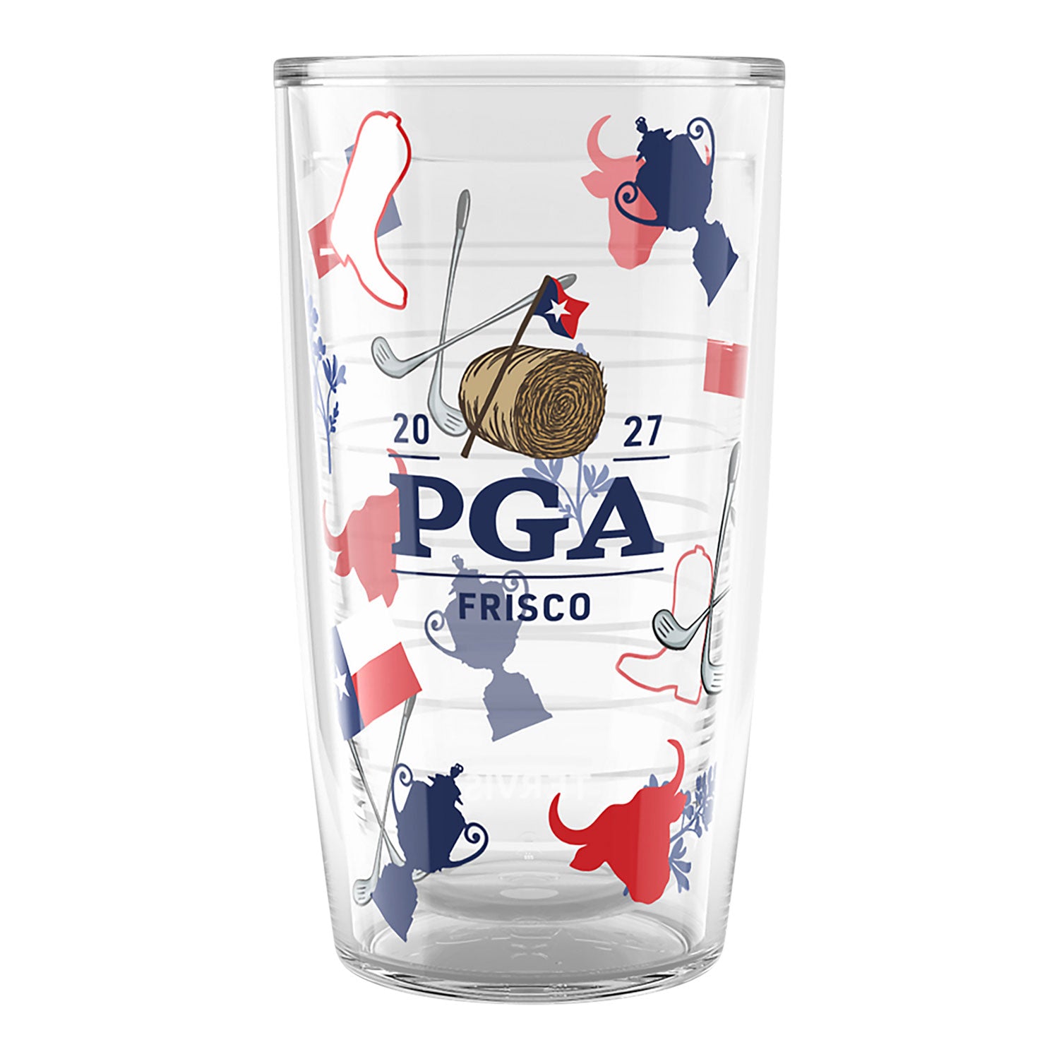 Tervis 2027 PGA Championship 16oz Texas Scatter Print Tumbler - Front