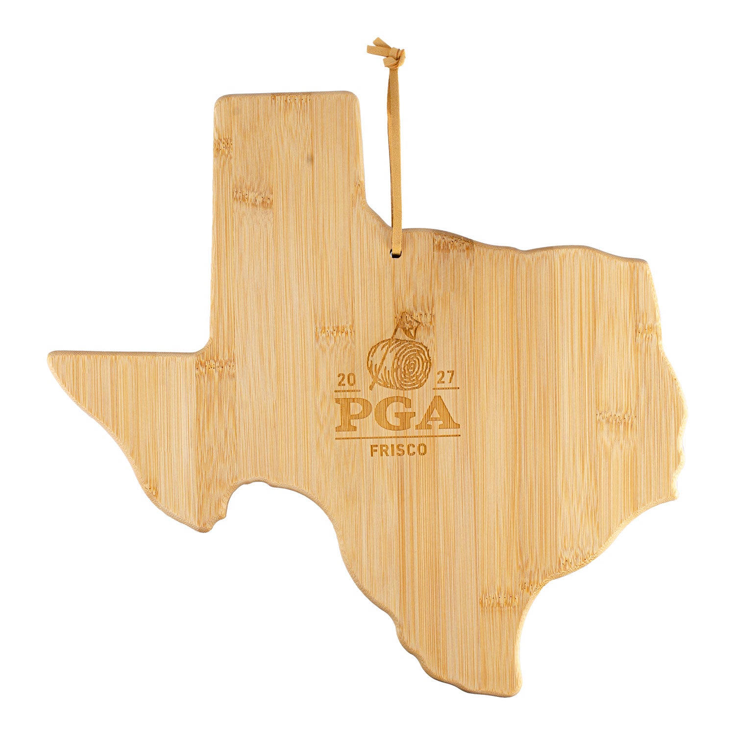 Sterling Cut Silver 2027 PGA Championship Texas Cutting Board - Front