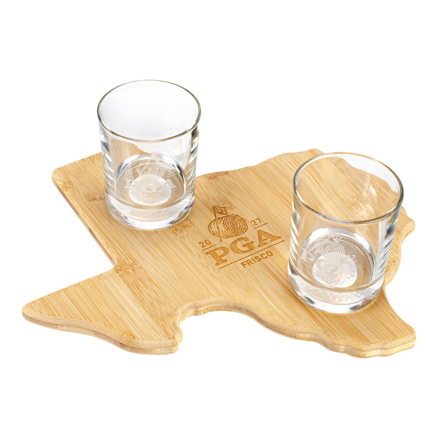 Sterling Cut Silver 2027 PGA Championship Texas Cutting Board - Front