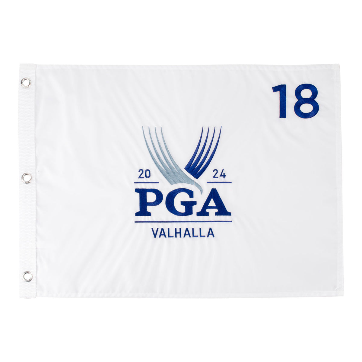 Ahead 2024 PGA Championship White Embroidered Pin Flag PGA Shop