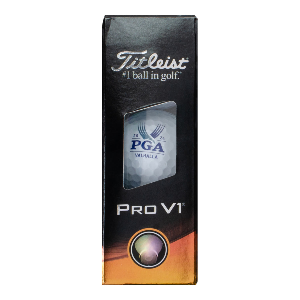Titleist 2024 PGA Championship ProV1 Golf Ball Sleeve - Packaged View