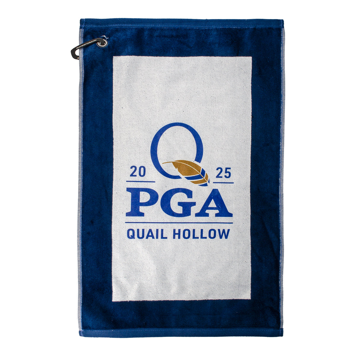 Devant 2025 PGA Championship Hi Def Edge Towel in Navy - Front View