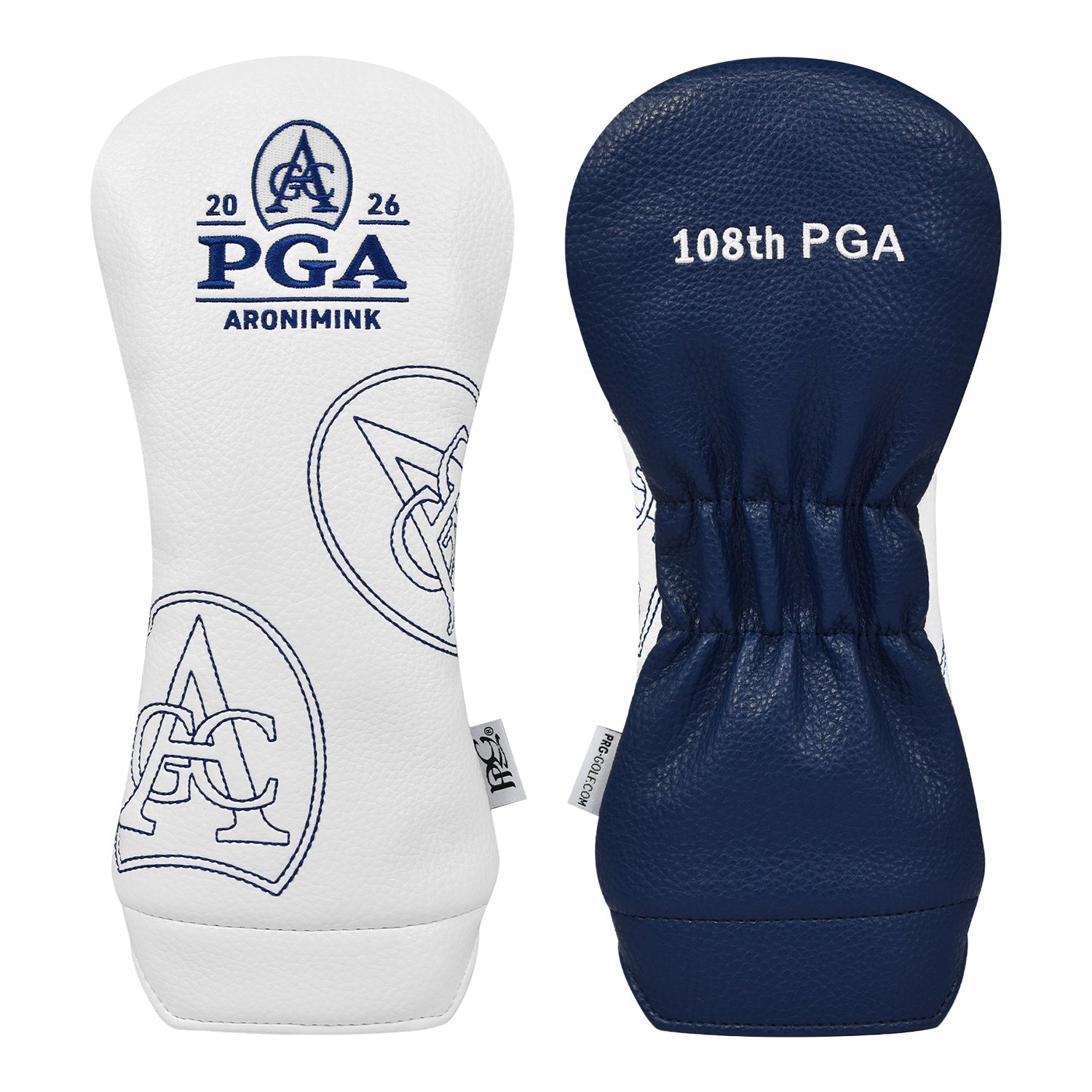 PRG Golf 2026 PGA Championship Ghost Stitch Fairway Cover - Front and Back