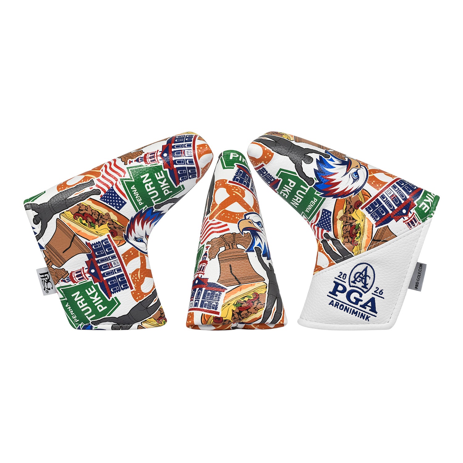 PRG Golf 2026 PGA Championship Philly Print Blade Cover - 360 View