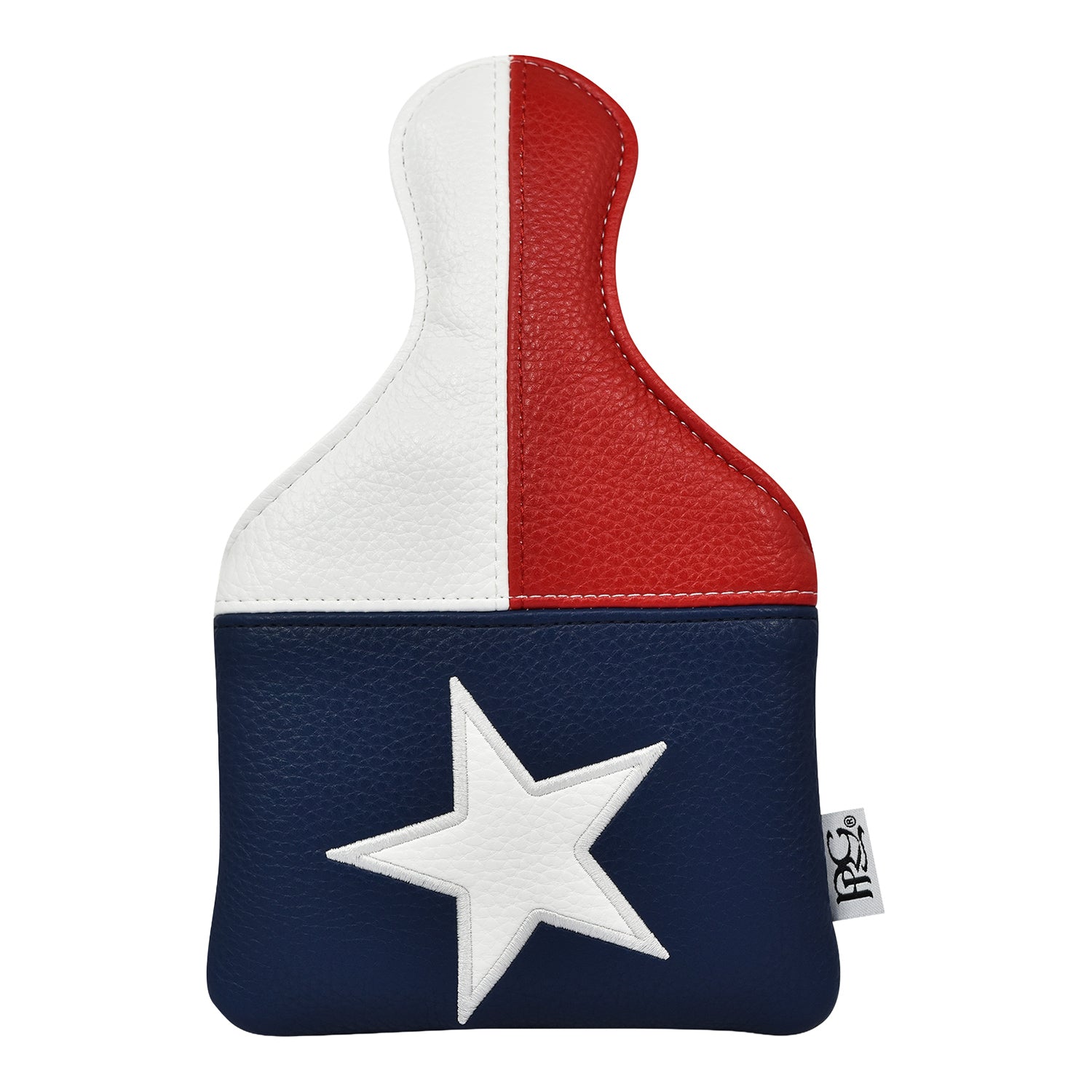 PRG Golf 2027 PGA Championship Elite Mallet Cover in Red, White, and Blue - Front and Back