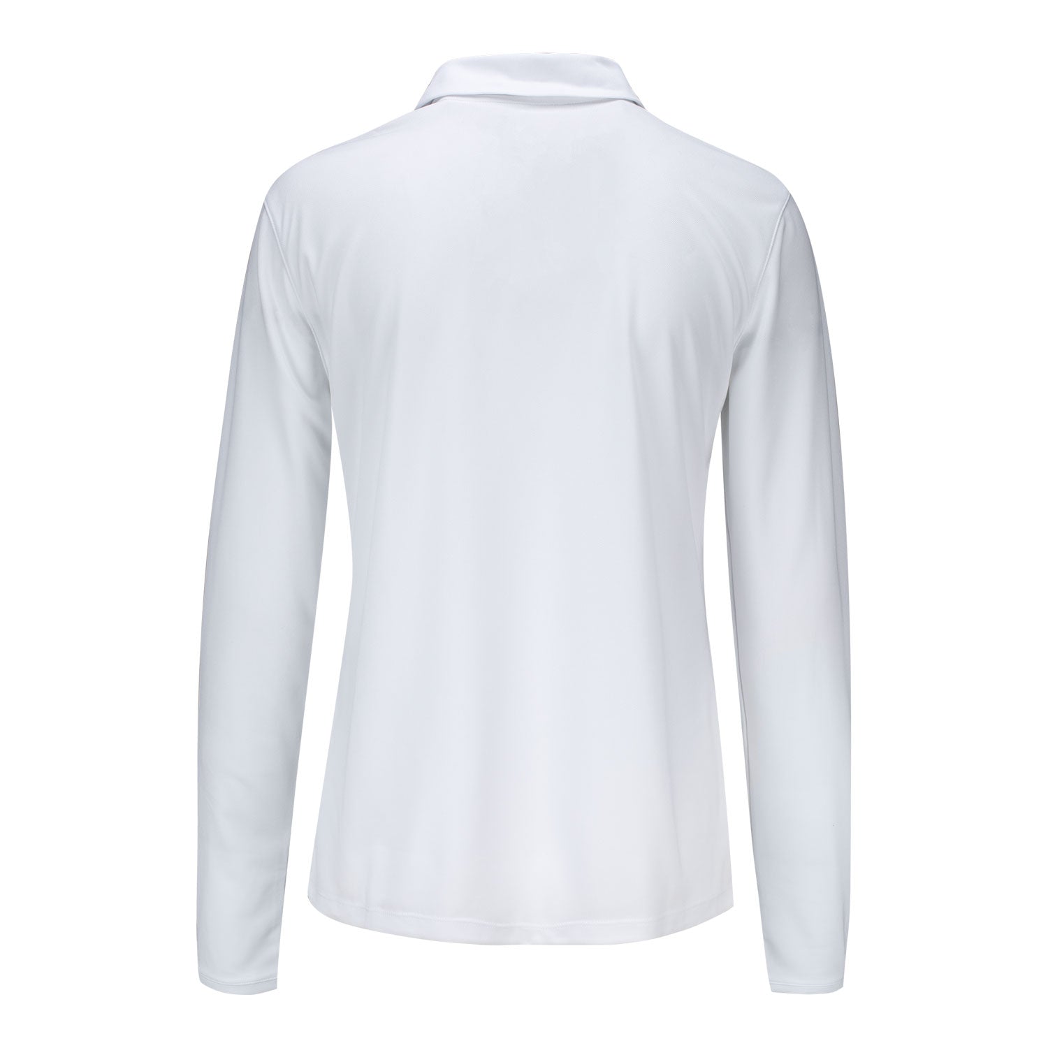 Nike 2024 PGA Championship Women's Long Sleeve Polo in White - Front View