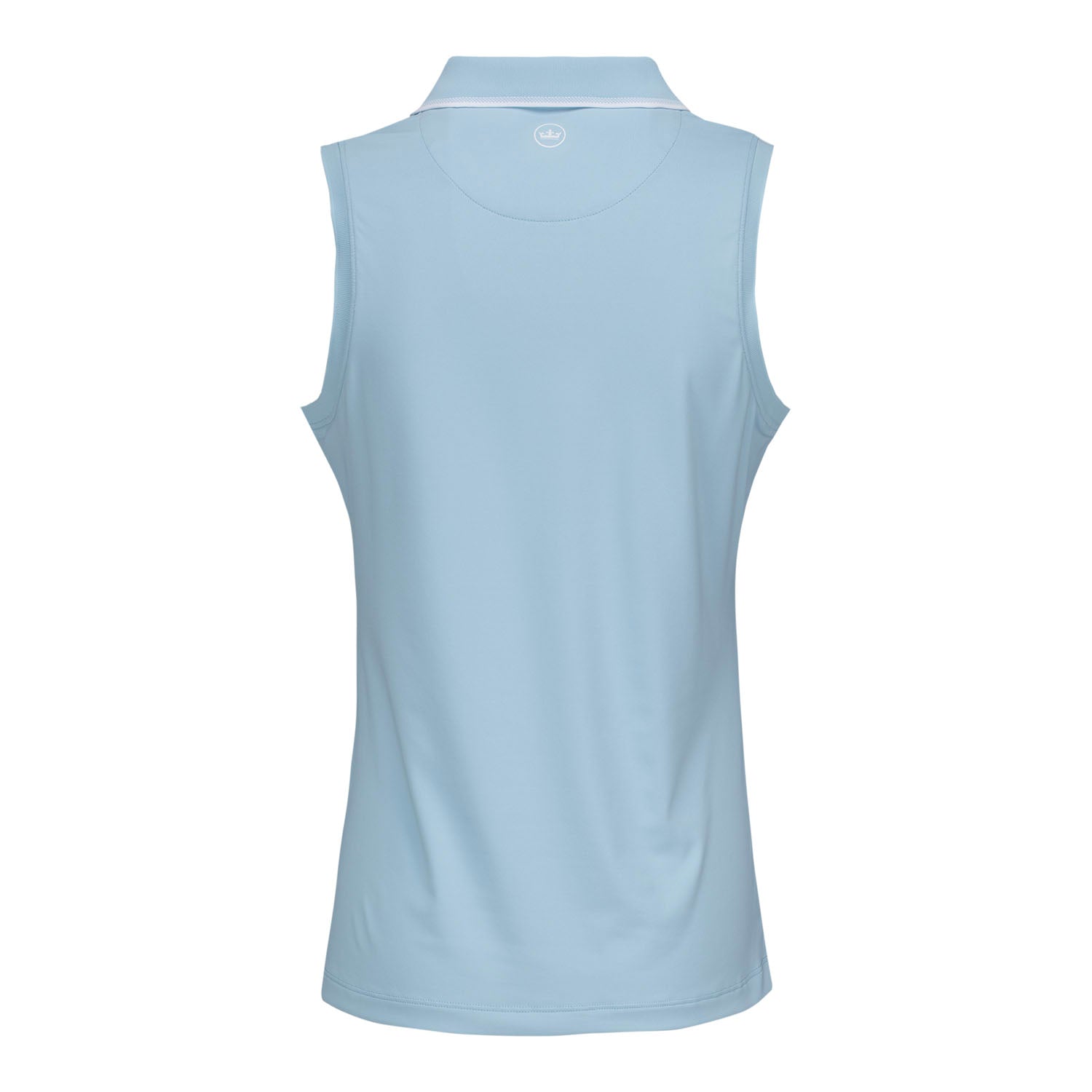 Peter Millar 2025 PGA Championship Ladies Chrissie Sleeveless Polo in Skylight - Front View