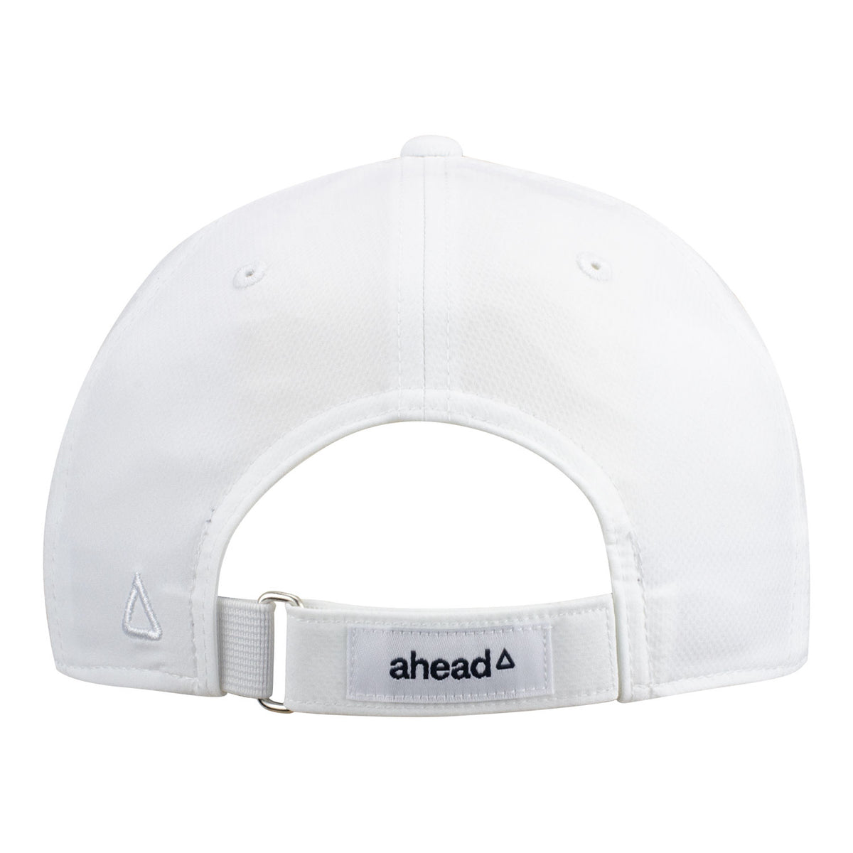 Ahead 2024 PGA Championship Women&#39;s Tech Adjustable Hat in White - Back View