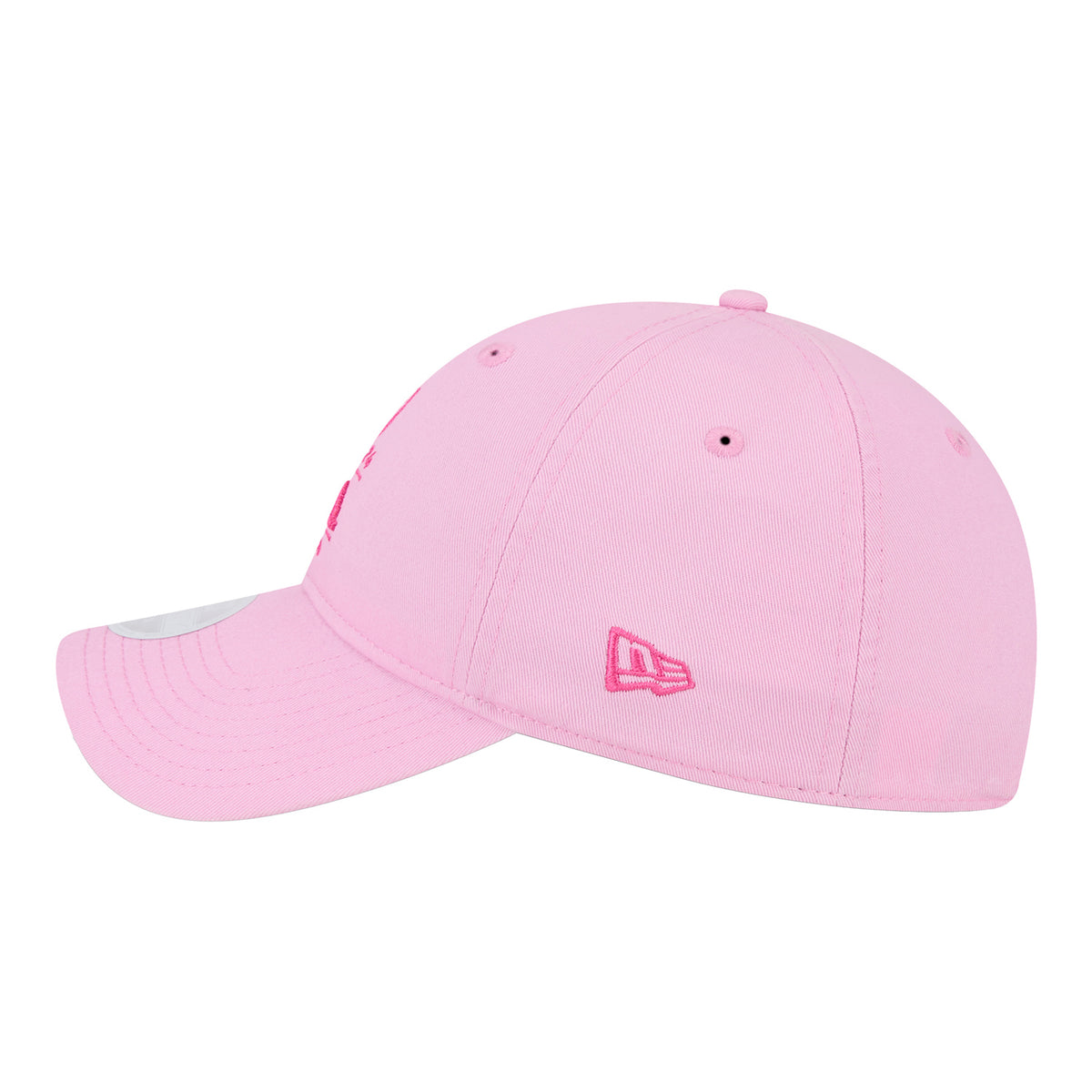 New Era 2024 PGA Championship Ladies Classic Hat in Pink - Left Side View
