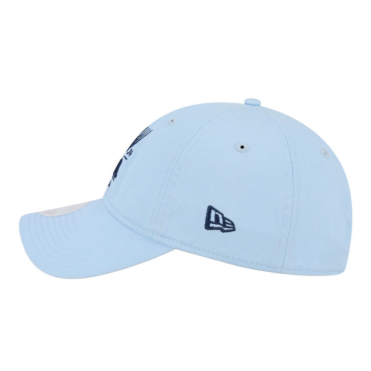 New Era 2024 PGA Championship Ladies Classic Hat in Light Blue - Left Side