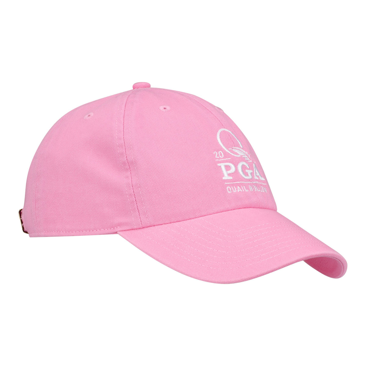 &#39;47 Brand 2025 PGA Championship Clean Up Cotton Hat in Rose - Angled Front Right View