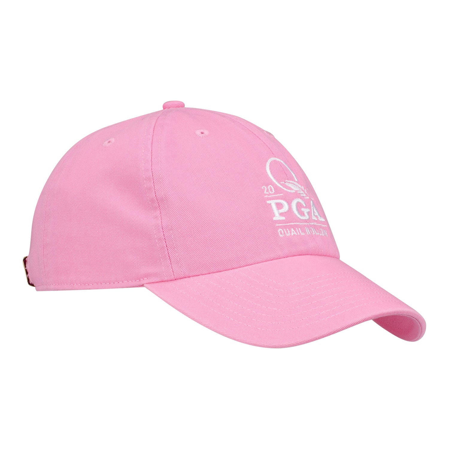 '47 Brand 2025 PGA Championship Clean Up Cotton Hat in Rose - Angled Front Left View