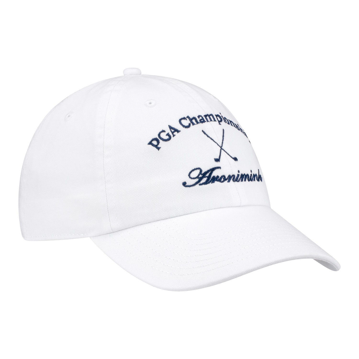 Ahead 2026 PGA Championship Women's Coaster Performance Hat in White - Angled Front Left View