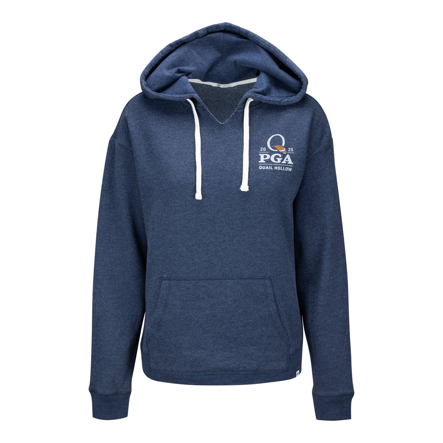 '47 Brand 2025 PGA Championship Women's Kennedy Hooded Sweatshirt in Navy - Front View