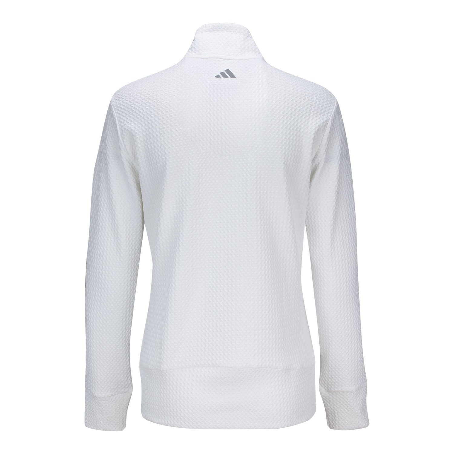 Adidas 2025 PGA Championship Women's Textured Jacket in White - Front View