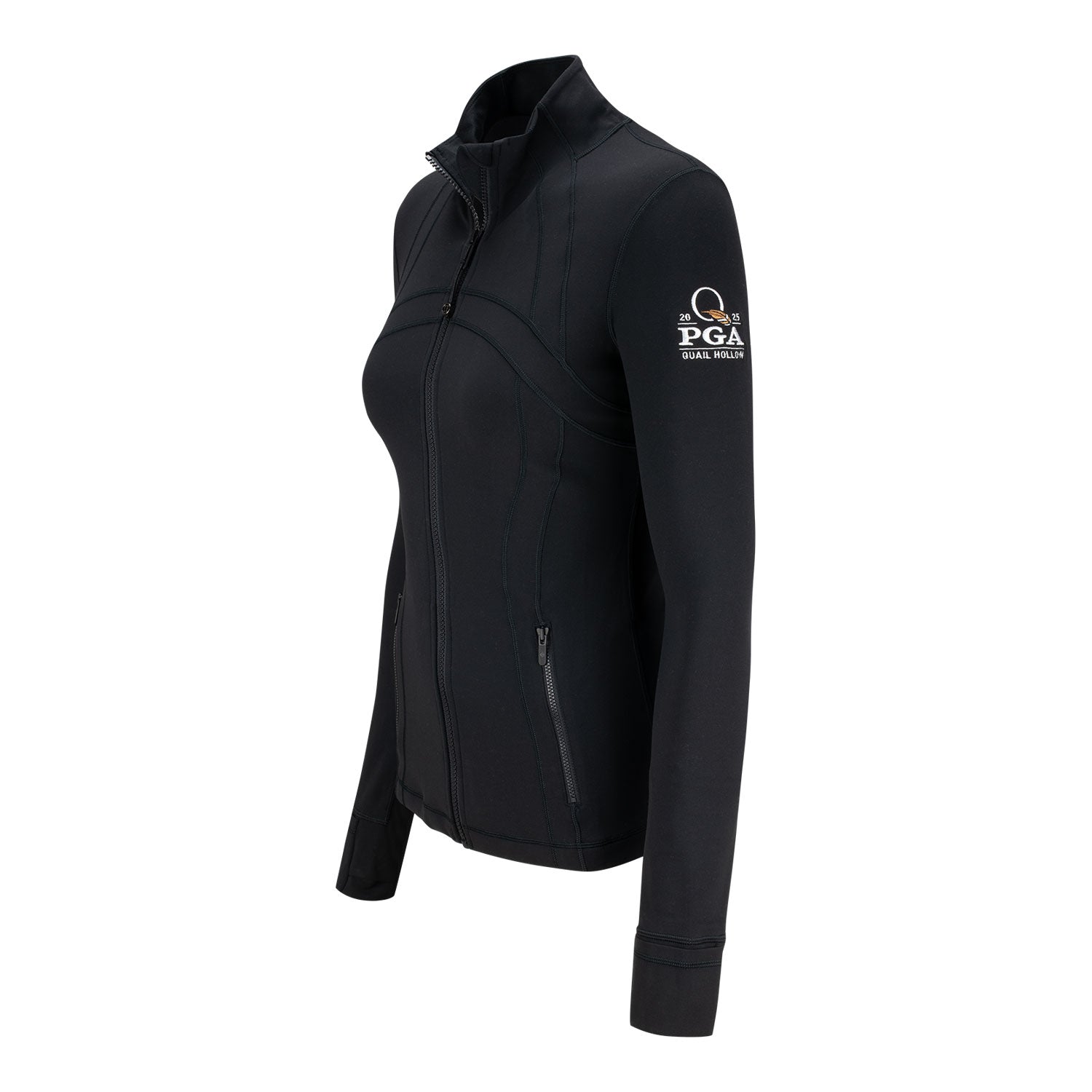 lululemon 2025 PGA Championship Women's Nulu Define Jacket in Black - Front View