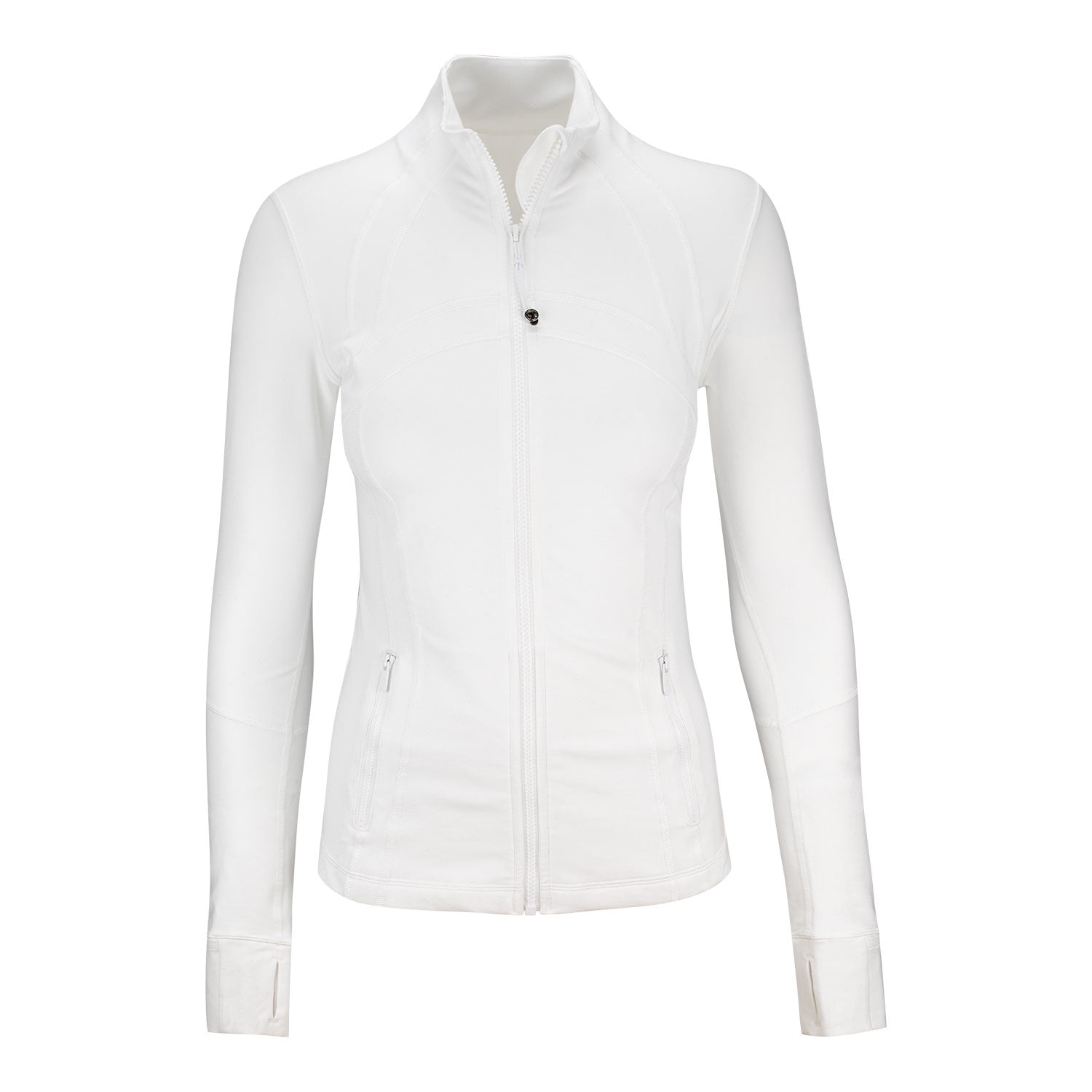 lululemon 2025 PGA Championship Women's Nulu Define Jacket in White - Front View