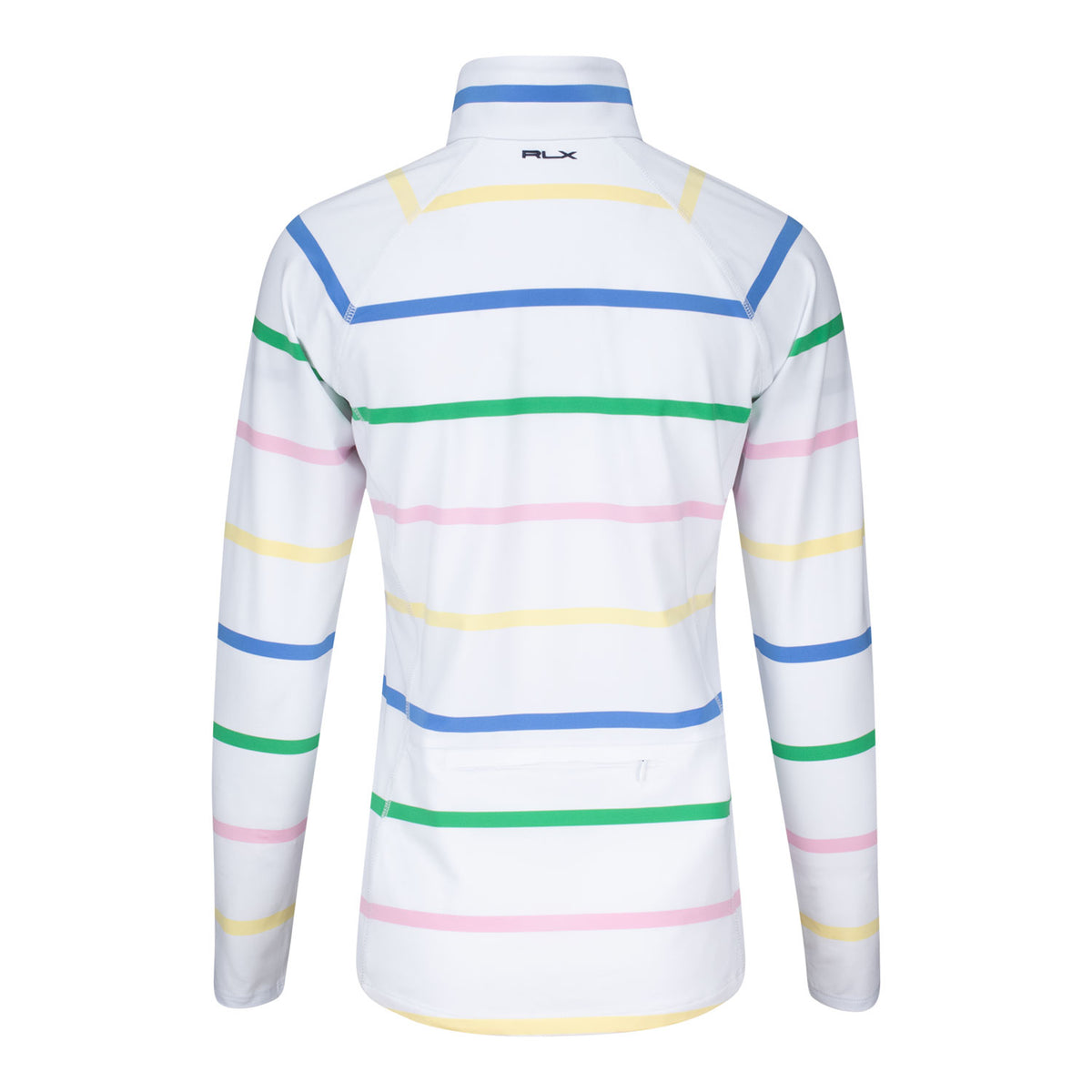 Ralph Lauren 2025 PGA Championship Women&#39;s Striped Quarter Zip in Multicolor - Back View