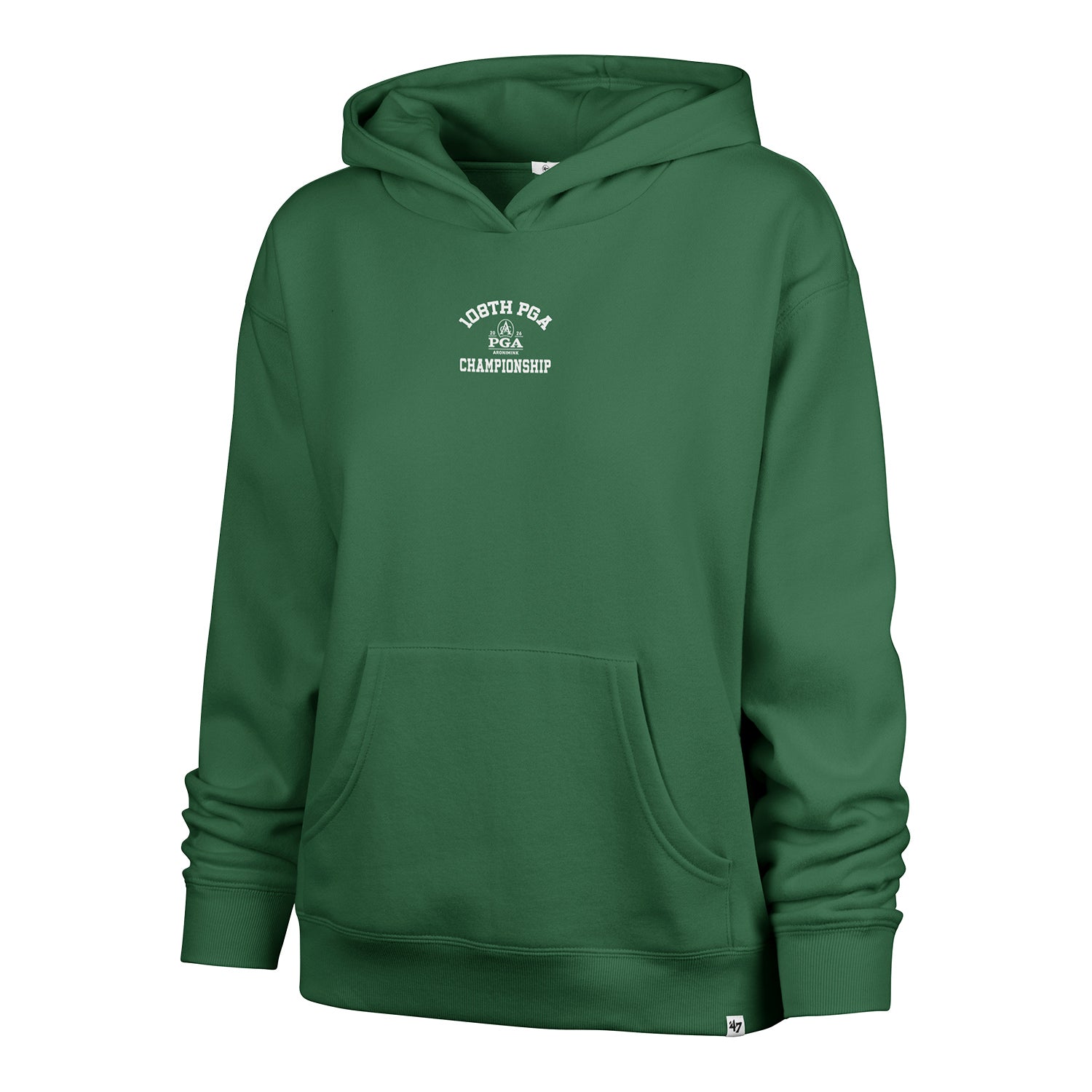 '47 Brand 2026 PGA Championship Women's Naomi Hoodie in Kelly Green - Front View