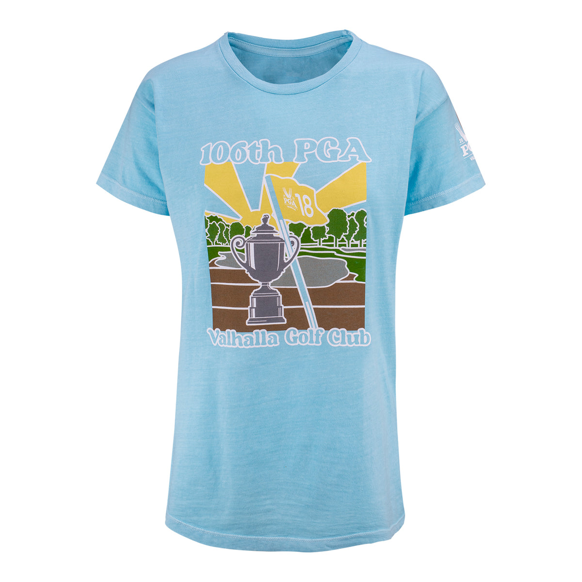 Ahead Women's 2025 PGA Championship TShirt featuring the Wanamaker Tr