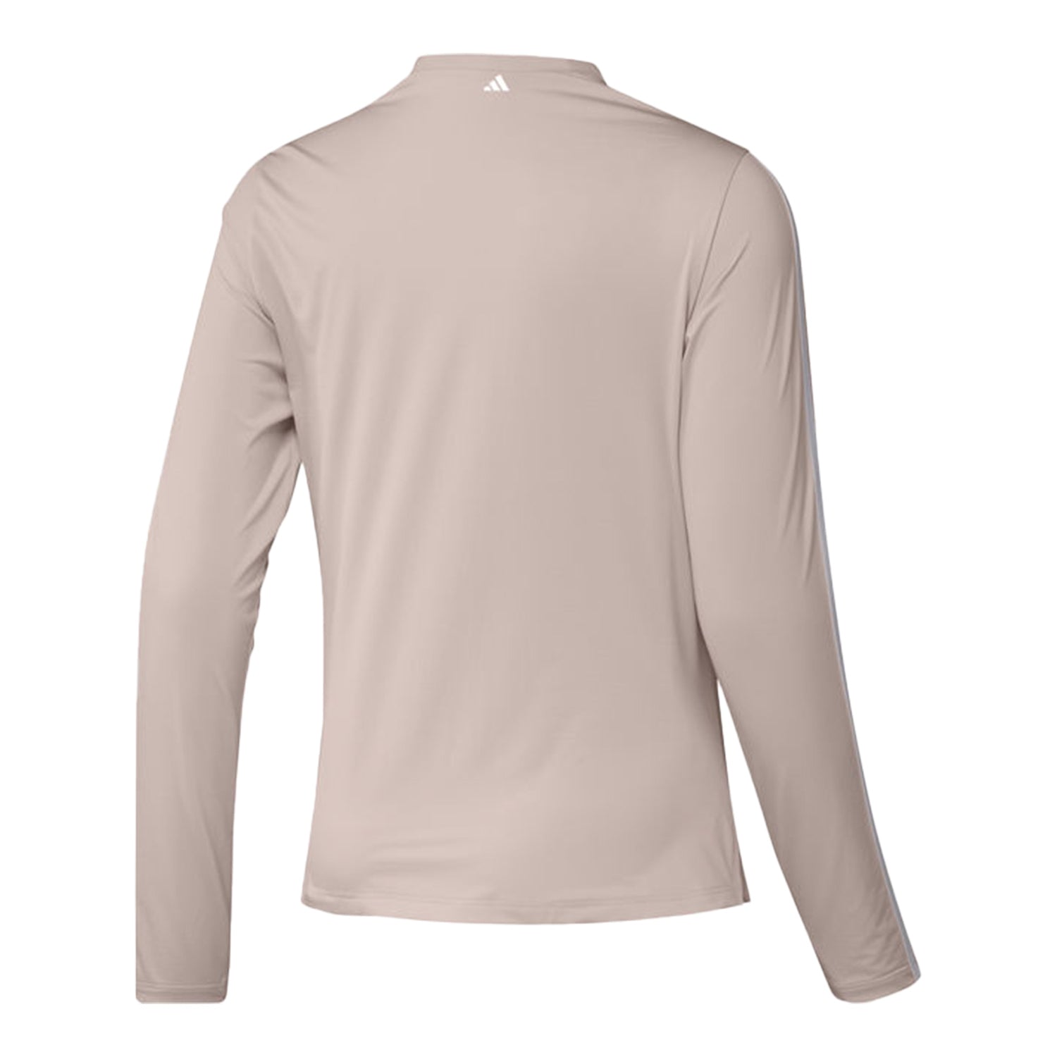Adidas 2024 PGA Championship Ladies Twistknit Long Sleeve Shirt in Putty Mauve - Front View