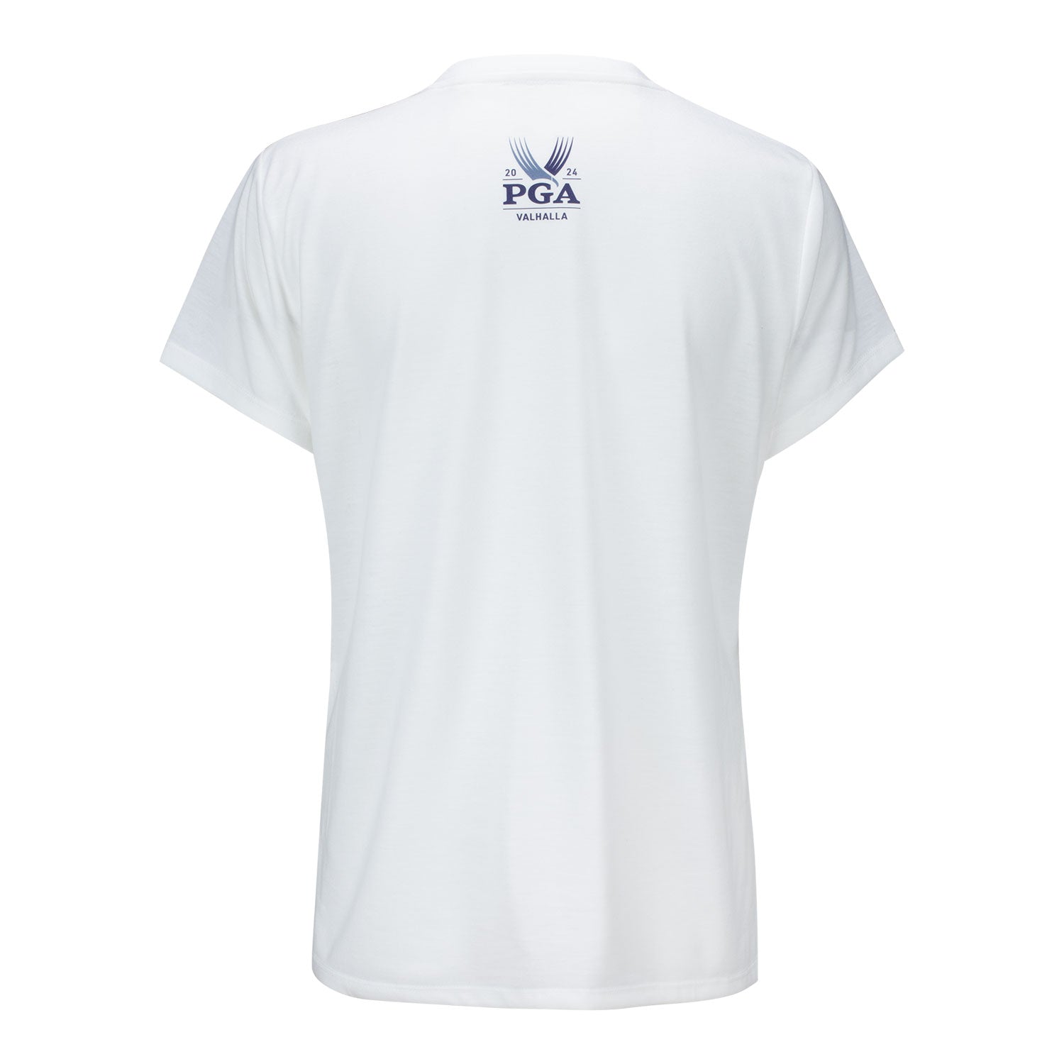 Ahead 2024 PGA Championship Ladies Performance T-Shirt in White - Front View