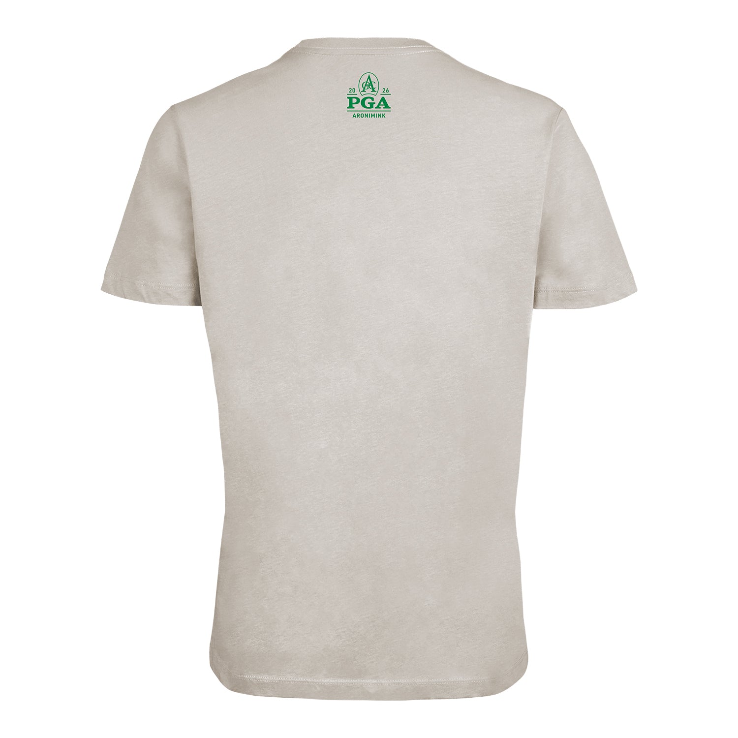 Ahead 2026 PGA Championship Women's Cross Clubs T-Shirt in Bone - Front View