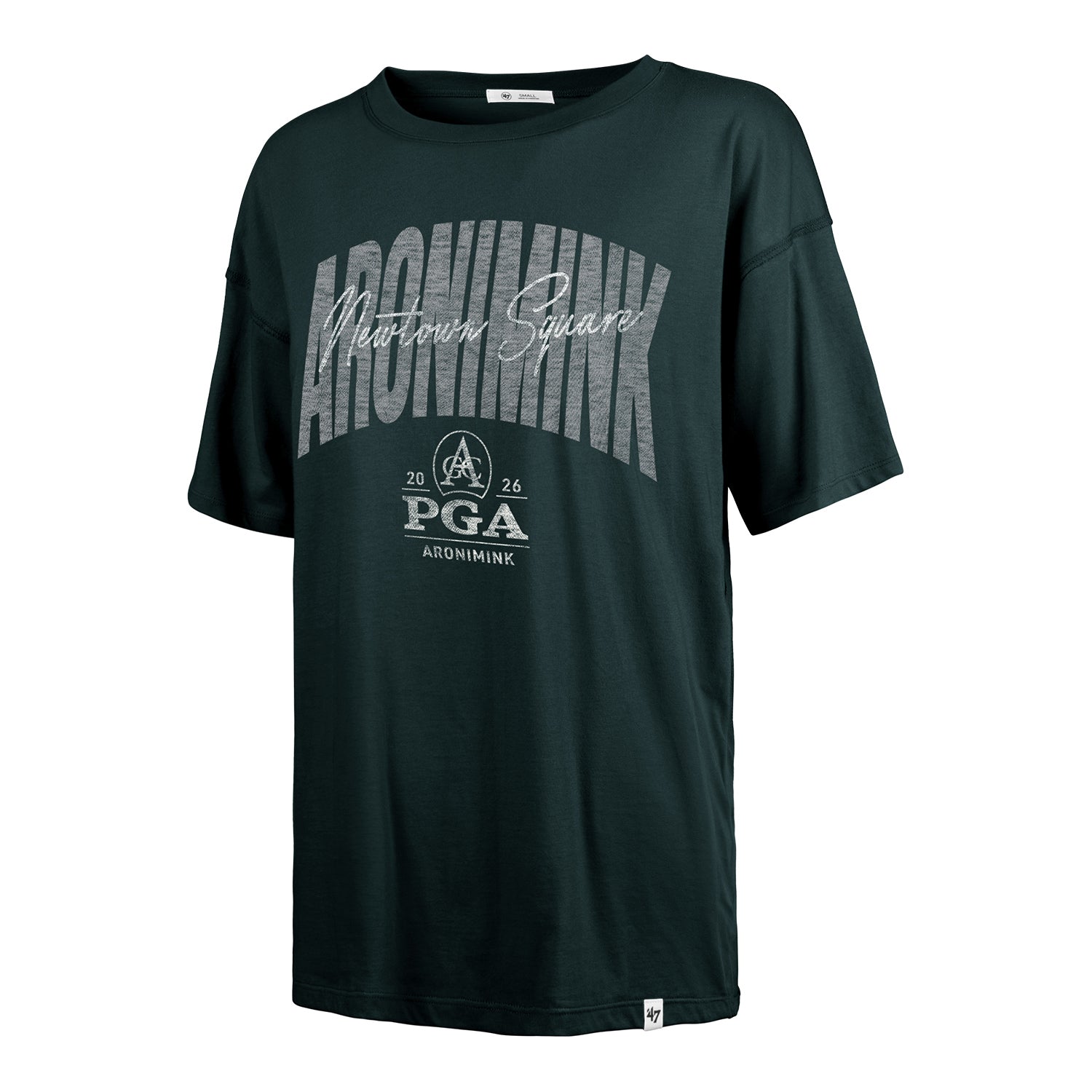 '47 Brand 2026 PGA Championship Women's Muse Sadie T-Shirt in Pacific Green - Front View