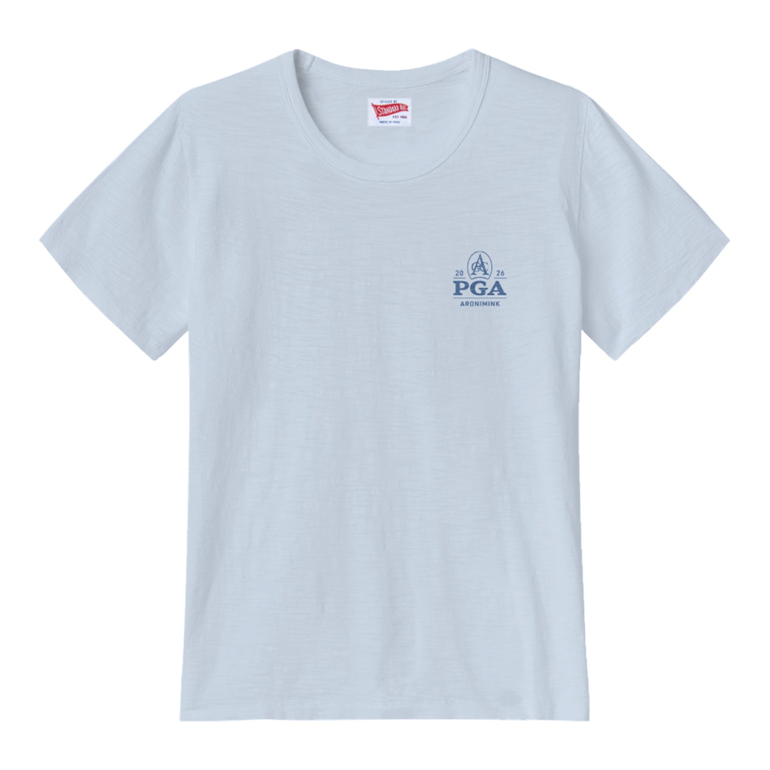 Standard Rec. 2026 PGA Championship Women's Jersey Aronimink Clubhouse T-Shirt in Skyway Blue - Back