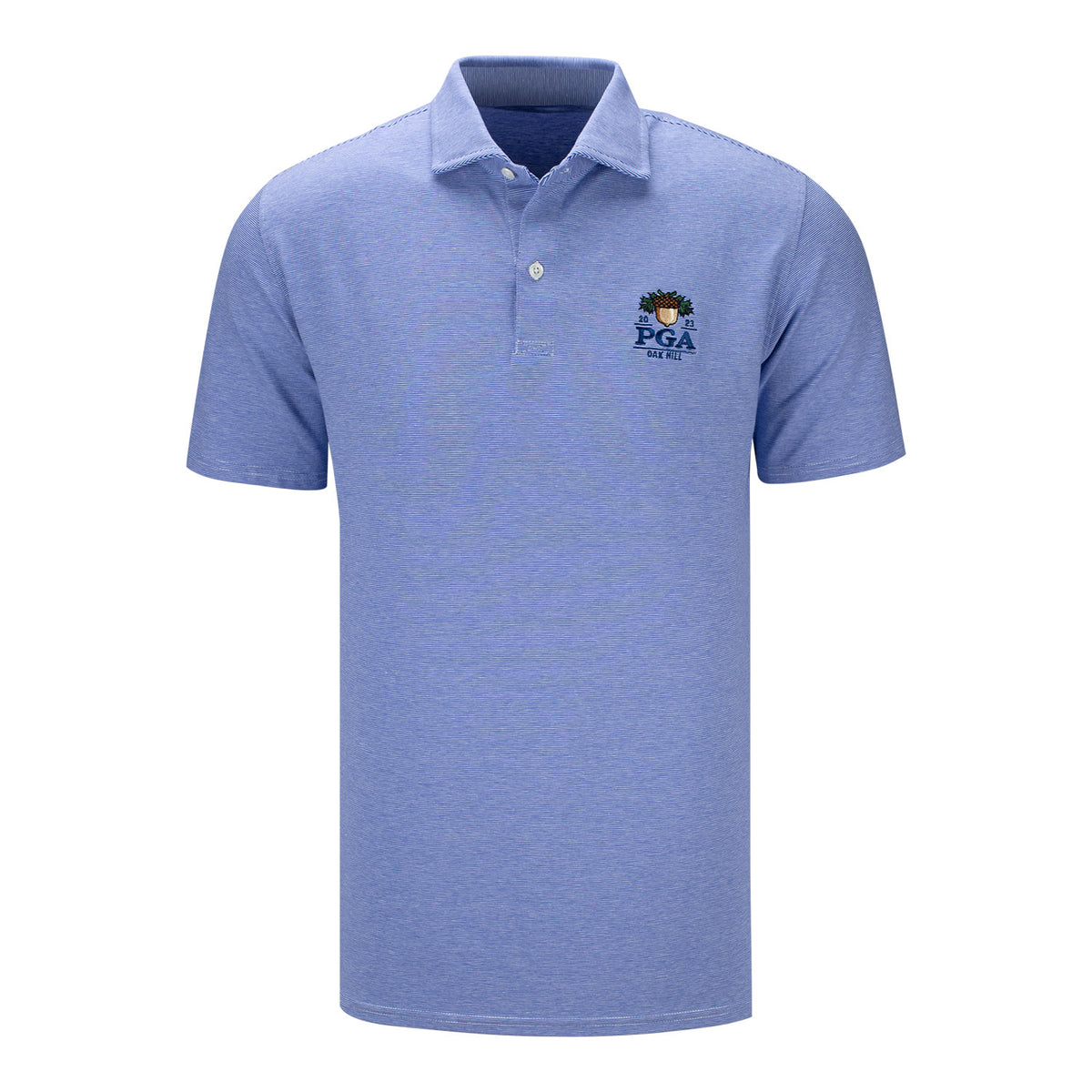 Holderness &amp; Bourne 2023 PGA Championship The Hunter Polo in Blue- Front View