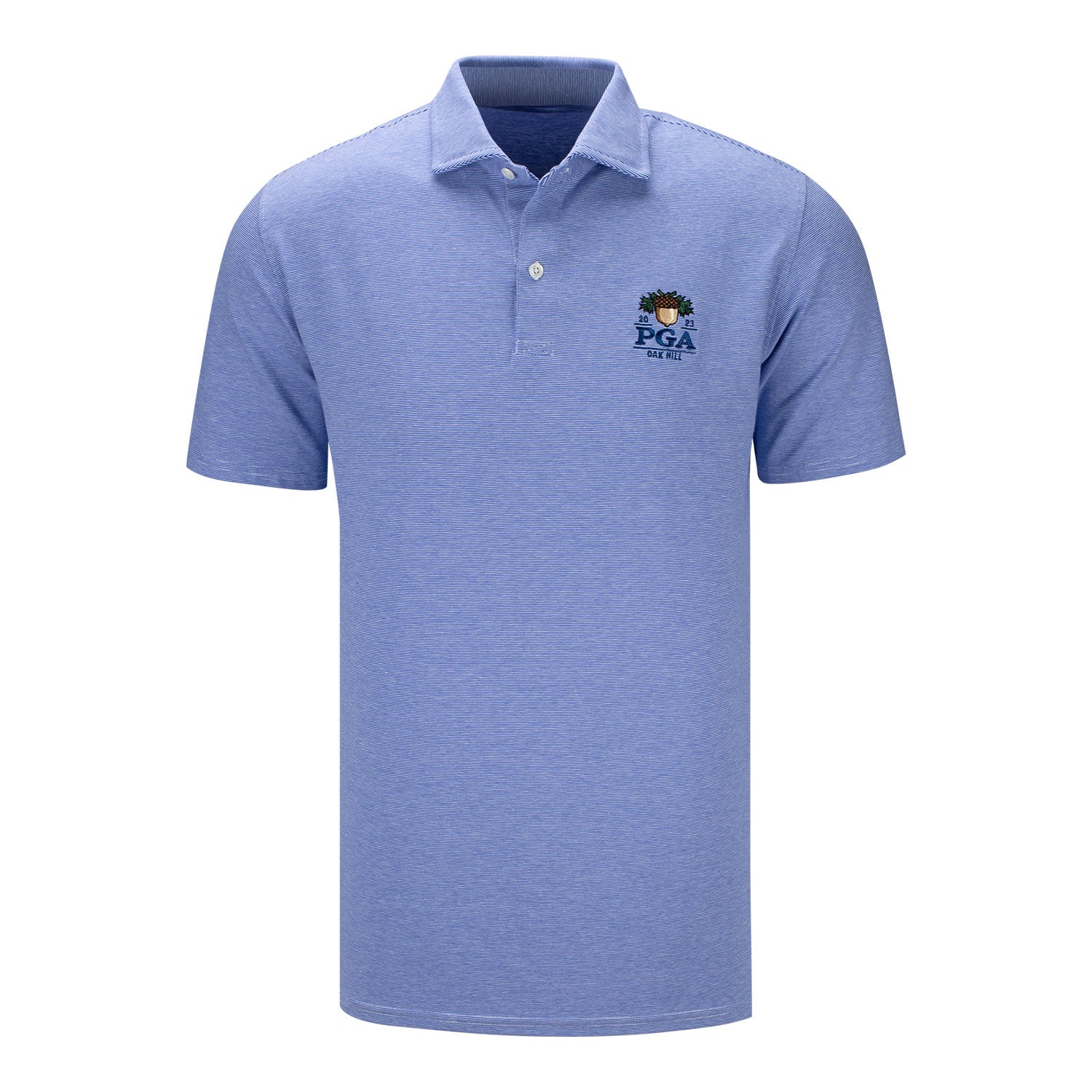 Holderness & Bourne 2023 PGA Championship The Hunter Polo in Blue- Front View