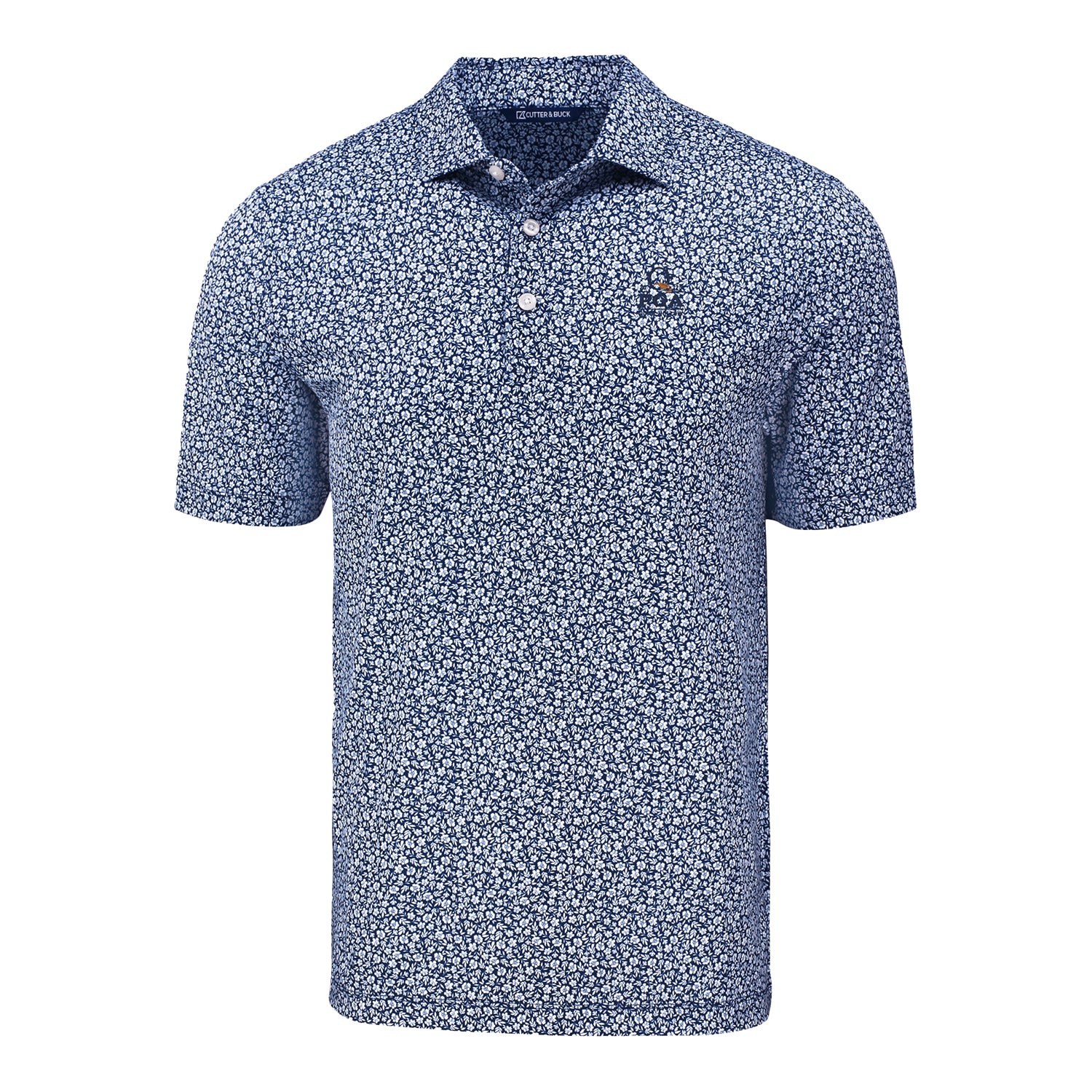 Cutter & Buck 2025 PGA Championship Flora Print Polo in Navy Blue PGA
